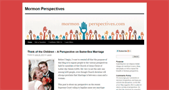 Desktop Screenshot of mormonperspectives.com